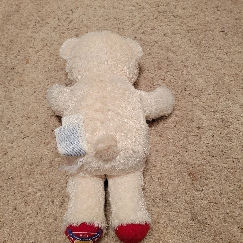 BAB Build-A-Bear Workshop National Teddy Bear Day 2019 Crème White